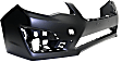 2016 Subaru Impreza - 3-Piece Kit Front Primed Bumper Cover, For Models With Driver Assist System, Sedan, Includes (1) Bumper Cover and (2) Fog Light
