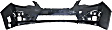 2016 Subaru Impreza - 3-Piece Kit Front Primed Bumper Cover, For Models With Driver Assist System, Sedan, Includes (1) Bumper Cover and (2) Fog Light