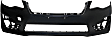3-Piece Kit Front Primed Bumper Cover, CAPA Certified, Includes (1) Bumper Cover and (2) Fog Light
