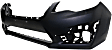 3-Piece Kit Front Primed Bumper Cover, CAPA Certified, Includes (1) Bumper Cover and (2) Fog Light