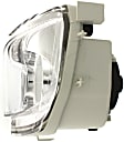 2009 Lexus IS250 - 3-Piece Kit Front Primed Bumper Cover, For Models With Headlight Washer, Without Pre-Collision System and Parking Aid Sensor, CAPA Certified  Includes (1) Bumper Cover and (2) Fog Light