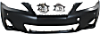 3-Piece Kit Front Primed Bumper Cover, Includes (1) Bumper Cover and (2) Fog Light