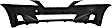 2011 Lexus IS250 Base - 3-Piece Kit Front Primed Bumper Cover,  Includes (1) Bumper Cover and (2) Fog Light