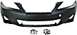 2011 Lexus IS350 - 3-Piece Kit Front Primed Bumper Cover, For Models Without Pre-Collision System, CAPA Certified Includes (1) Bumper Cover and (2) Fog Light