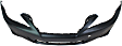 2011 Lexus IS350 - 3-Piece Kit Front Primed Bumper Cover, For Models Without Pre-Collision System, CAPA Certified Includes (1) Bumper Cover and (2) Fog Light