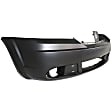 2010 Dodge Journey Base - 3-Piece Kit Front Primed Bumper Cover, For Models Without Fascia, Includes (1) Bumper Cover and (2) Fog Light