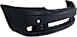 3-Piece Kit Front Primed Bumper Cover, CAPA Certified, Includes (1) Bumper Cover and (2) Fog Light