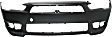 3-Piece Kit Front Primed Bumper Cover, 4-Door, Sedan, For Models With Standard Type Bumper, Includes (1) Bumper Cover and (2) Fog Light