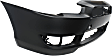 3-Piece Kit Front Primed Bumper Cover, 4-Door, Sedan, For Models With Standard Type Bumper, Includes (1) Bumper Cover and (2) Fog Light