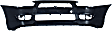 3-Piece Kit Front Primed Bumper Cover, 4-Door, Sedan, For Models With Standard Type Bumper, Includes (1) Bumper Cover and (2) Fog Light