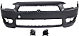 3-Piece Kit Front Primed Bumper Cover, For Models With Standard Type Bumper, Includes (1) Bumper Cover and (2) Fog Light