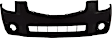 2007-2008 Nissan Maxima - 3-Piece Kit Front Primed Bumper Cover, Includes (1) Bumper Cover and (2) Fog Light