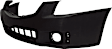 3-Piece Kit Front Primed Bumper Cover, CAPA Certified, Includes (1) Bumper Cover and (2) Fog Light