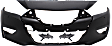 3-Piece Kit Front Primed Bumper Cover, Includes (1) Bumper Cover and (2) Fog Light