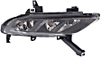 2016-2018 Nissan Maxima - 3-Piece Kit Front Primed Bumper Cover, CAPA Certified, Includes (1) Bumper Cover and (2) Fog Light