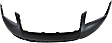 2009 Mercury Milan - 3-Piece Kit Front Primed Bumper Cover, CAPA Certified  Includes (1) Bumper Cover and (2) Fog Light