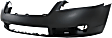 2009 Mercury Milan - 3-Piece Kit Front Primed Bumper Cover, CAPA Certified  Includes (1) Bumper Cover and (2) Fog Light