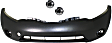 2-Piece Kit Front Primed Bumper Cover CAPA Certified, Includes (1) Bumper Cover and (1) Fog Light