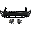 3-Piece Kit Front Primed Bumper Cover, For Models Without California Special Package, Includes (1) Bumper Cover and (2) Fog Light