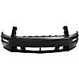 2009 Ford Mustang - 3-Piece Kit Front Primed Bumper Cover, For Models Without California Special Package, CAPA Certified Includes (1) Bumper Cover and (2) Fog Light