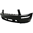 2009 Ford Mustang - 3-Piece Kit Front Primed Bumper Cover, For Models Without California Special Package, CAPA Certified Includes (1) Bumper Cover and (2) Fog Light