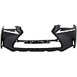 3-Piece Kit Front Primed Bumper Cover, For Models With F Sport Package, Includes (1) Bumper Cover and (2) Fog Light