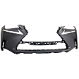 3-Piece Kit Front Primed Bumper Cover, For Models With F Sport Package, Includes (1) Bumper Cover and (2) Fog Light