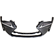 3-Piece Kit Front Primed Bumper Cover, For Models With F Sport Package, Includes (1) Bumper Cover and (2) Fog Light