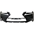 3-Piece Kit, Front Primed Bumper Cover, For Models With F Sport Package, CAPA Certified, Includes (1) Bumper Cover and (2) Fog Light
