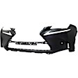 3-Piece Kit, Front Primed Bumper Cover, For Models With F Sport Package, CAPA Certified, Includes (1) Bumper Cover and (2) Fog Light