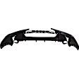2-Piece Kit Front Primed Bumper Cover, Includes (1) Bumper Cover and (1) Fog Light