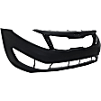 2012 Kia Optima - 3-Piece Kit Front Primed Bumper Cover, USA Built Vehicle, CAPA Certified  Includes (1) Bumper Cover and (2) Fog Light