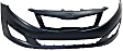 3-Piece Kit Front Primed Bumper Cover, USA Built Vehicle, Except Hybrid, Includes (1) Bumper Cover and (2) Fog Light