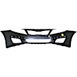 2014-2015 Kia Optima - 3-Piece Kit Front Primed Bumper Cover, Korea Built Vehicle, CAPA Certified, Includes (1) Bumper Cover and (2) Fog Light