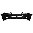 3-Piece Kit Front Upper - Primed, Lower - Textured Bumper Cover, CAPA Certified, Includes (1) Bumper Cover and (2) Fog Light