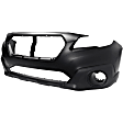 3-Piece Kit Front Primed Bumper Cover, Includes (1) Bumper Cover and (2) Fog Light
