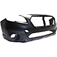 3-Piece Kit Front Primed Bumper Cover, Includes (1) Bumper Cover and (2) Fog Light