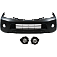 2008 Nissan Pathfinder - 3-Piece Kit Front Primed Bumper Cover,  Includes (1) Bumper Cover and (2) Fog Light