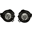 2008 Nissan Pathfinder - 3-Piece Kit Front Primed Bumper Cover,  Includes (1) Bumper Cover and (2) Fog Light