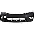 3-Piece Kit Front Upper - Primed, Lower - Textured Bumper Cover, Includes (1) Bumper Cover and (2) Fog Light