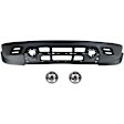 2011-2017 Jeep Patriot - 3-Piece Kit Front, Lower Textured Bumper Cover, For Models with Chrome Trim, CAPA Certified, Includes (1) Bumper Cover and (2) Fog Light