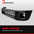 2011-2017 Jeep Patriot - 3-Piece Kit Front, Lower Textured Bumper Cover, For Models with Chrome Trim, CAPA Certified, Includes (1) Bumper Cover and (2) Fog Light