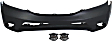 3-Piece Kit Front Primed Bumper Cover, CAPA Certified, Includes (1) Bumper Cover and (2) Fog Light