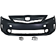3-Piece Kit Front Primed Bumper Cover, For Models With LED Headlights, Without Pre-Collision System, Includes (1) Bumper Cover and (2) Fog Light