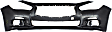 3-Piece Kit Front Primed Bumper Cover, Includes (1) Bumper Cover and (2) Fog Light