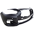 3-Piece Kit Front Primed Bumper Cover, Includes (1) Bumper Cover and (2) Fog Light