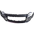 3-Piece Kit Front Primed Bumper Cover, Includes (1) Bumper Cover and (2) Fog Light
