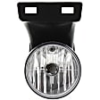 2001 Dodge Ram 1500 Laramie - 3-Piece Kit Front, Lower Unprimed Bumper Cover, For Models Without Sport Package,  Includes (1) Bumper Cover and (2) Fog Light