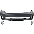 3-Piece Kit Front Primed Bumper Cover, CAPA Certified, Includes (1) Bumper Cover and (2) Fog Light