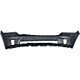 3-Piece Kit Front Primed Bumper Cover, CAPA Certified, Includes (1) Bumper Cover and (2) Fog Light